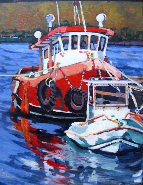 Red and White at Rozelle  SOLD