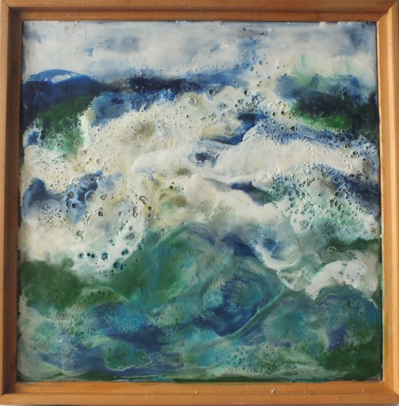 Tumbling waves  <br>38 X 38 $695